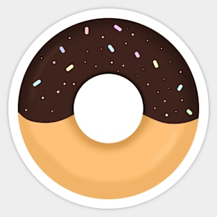 Half Frosted Doughnut Sticker